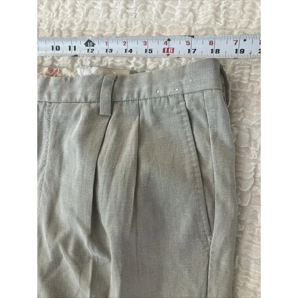 Tommy Bahama Golf Pants Havana Herringbone 36 X 30 Tan Beige Silk